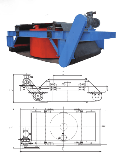 RBCDD explosion-proof electromagnetic self dumping iron remover installation reference