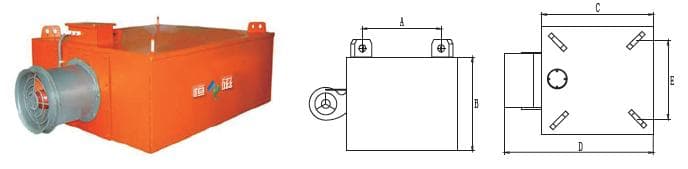 RCDA type air-cooled electromagnetic iron remover installation reference