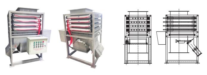 CQZ type fully automatic online magnetic separation installation reference