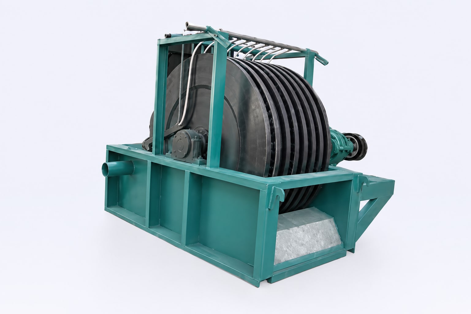 Separador magnetico para relaves mineros